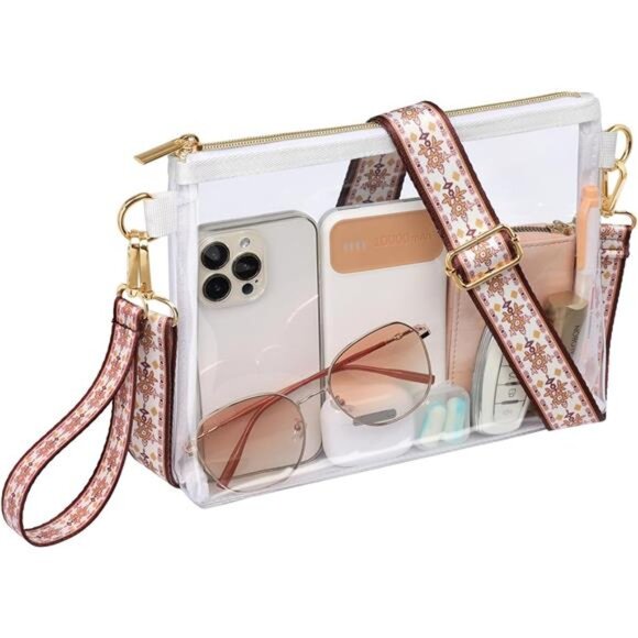 Clear Bag for Stadium Events - Clear Purses for Women Stadium - Picture 1 of 7